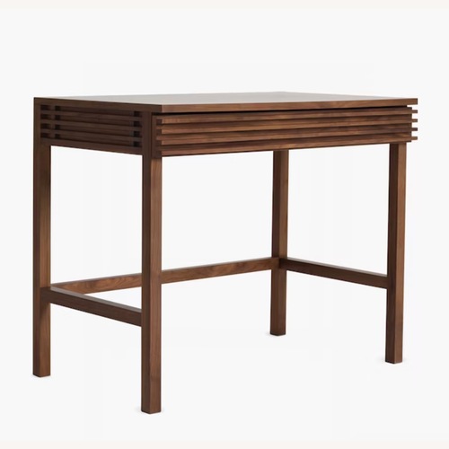 Used DWR Mini Line Desk in Walnut for sale on AptDeco