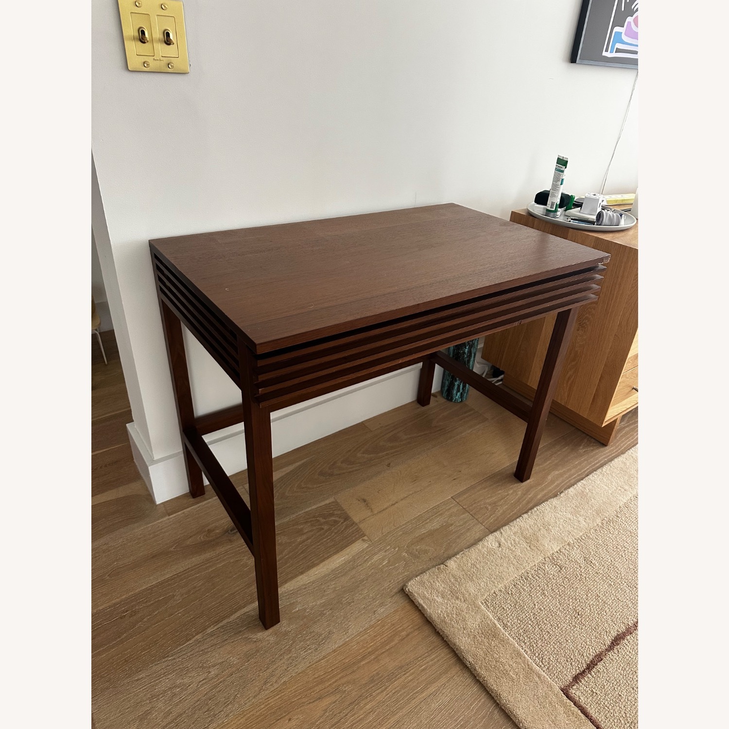 DWR Mini Line Desk in Walnut - image-3