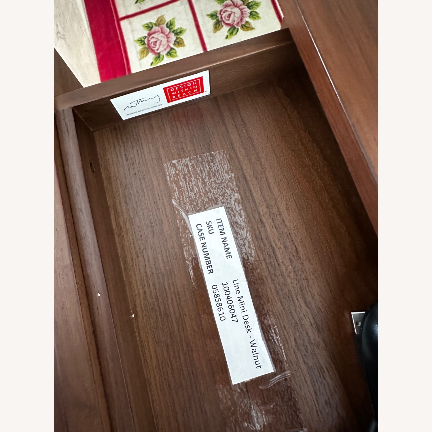 DWR Mini Line Desk in Walnut - image-7