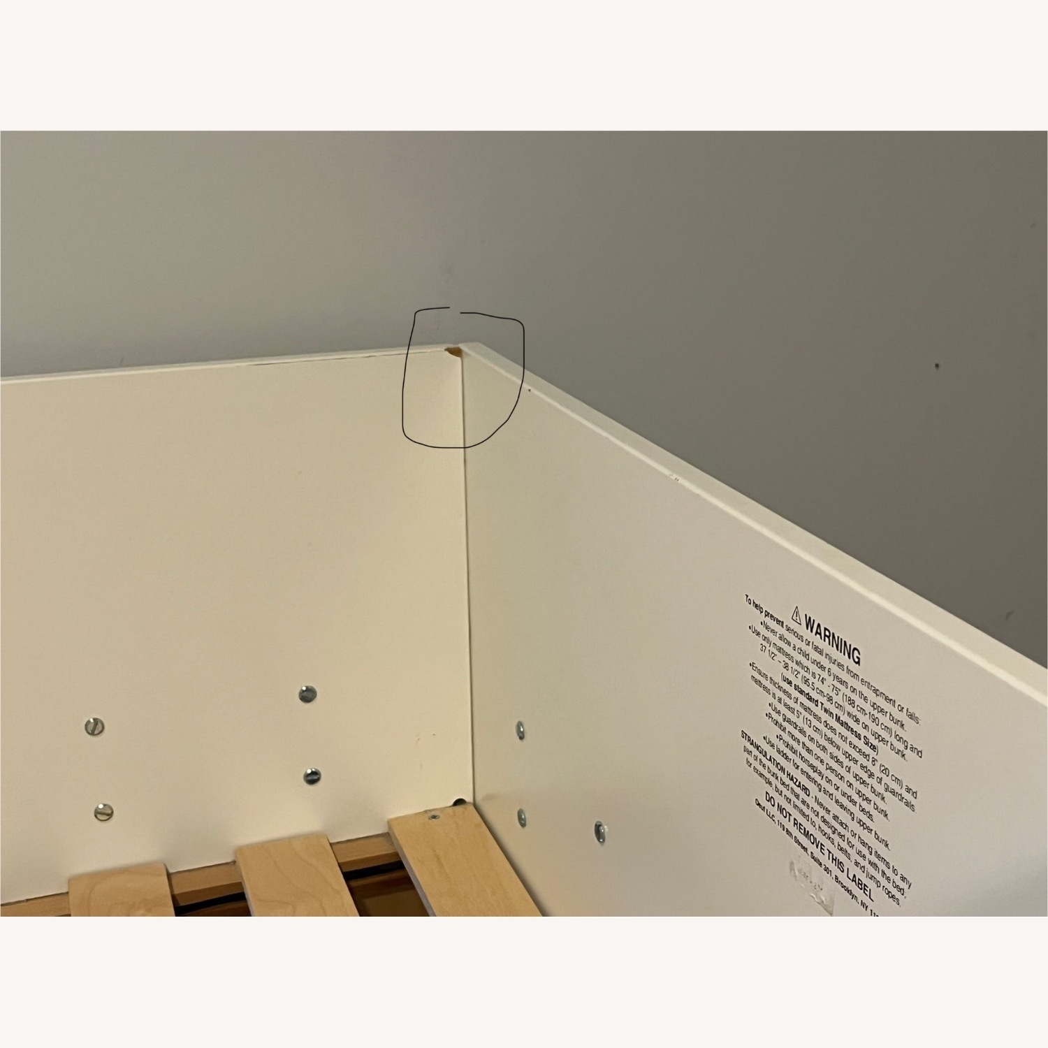 Oeuf Perch Bunk Bed White/Birch - image-3