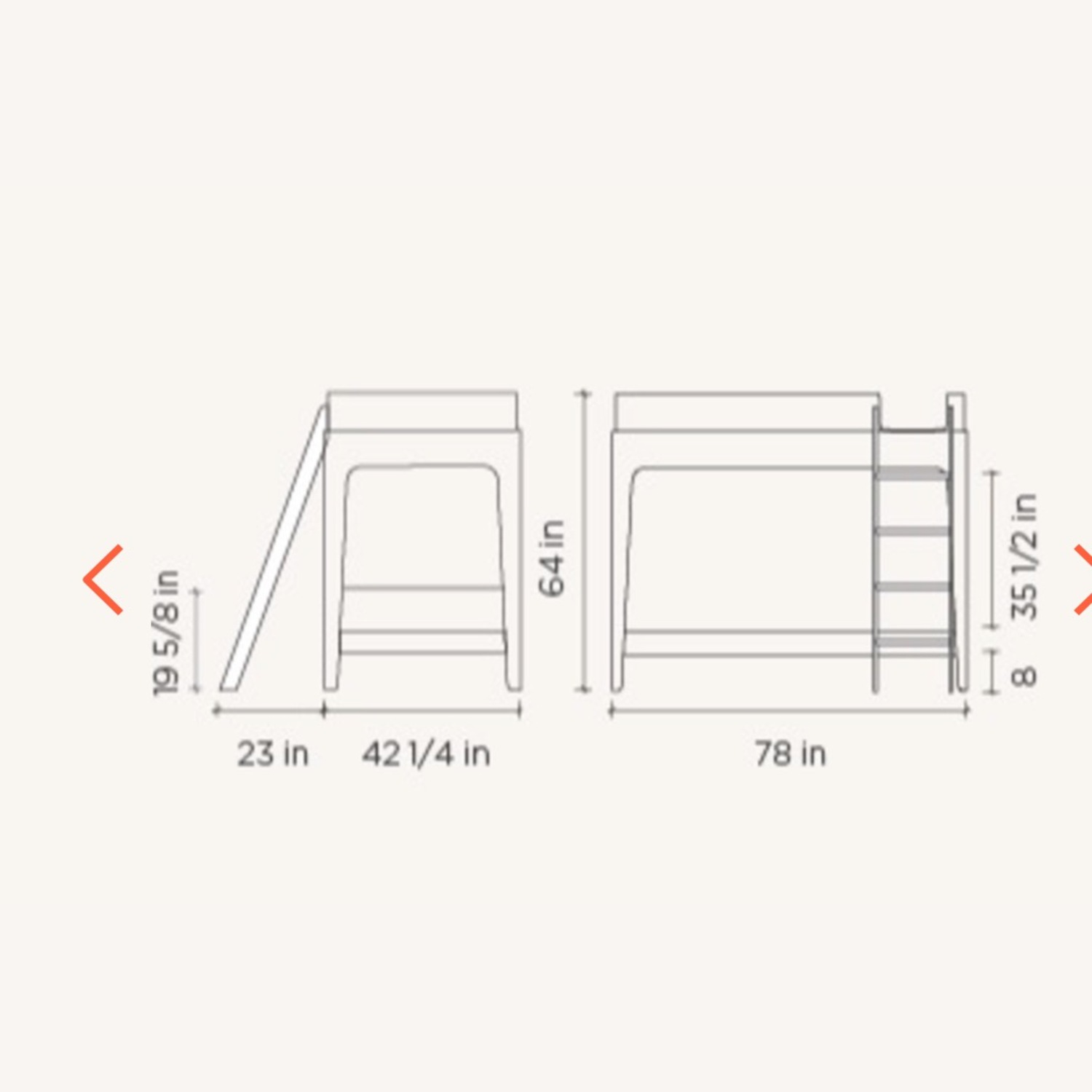 Oeuf Perch Bunk Bed White/Birch - image-5