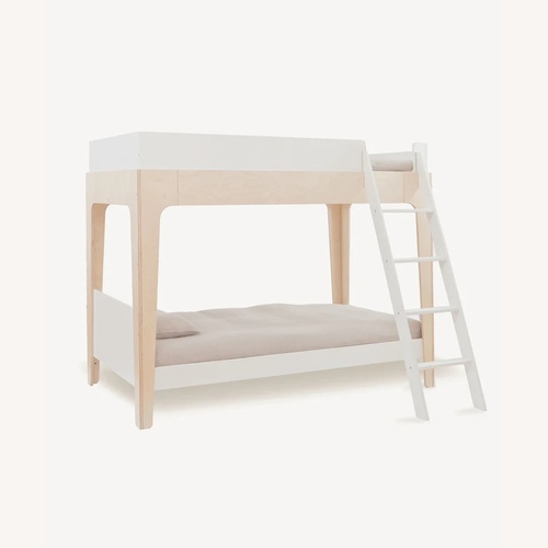 Used Oeuf Perch Bunk Bed White/Birch for sale on AptDeco