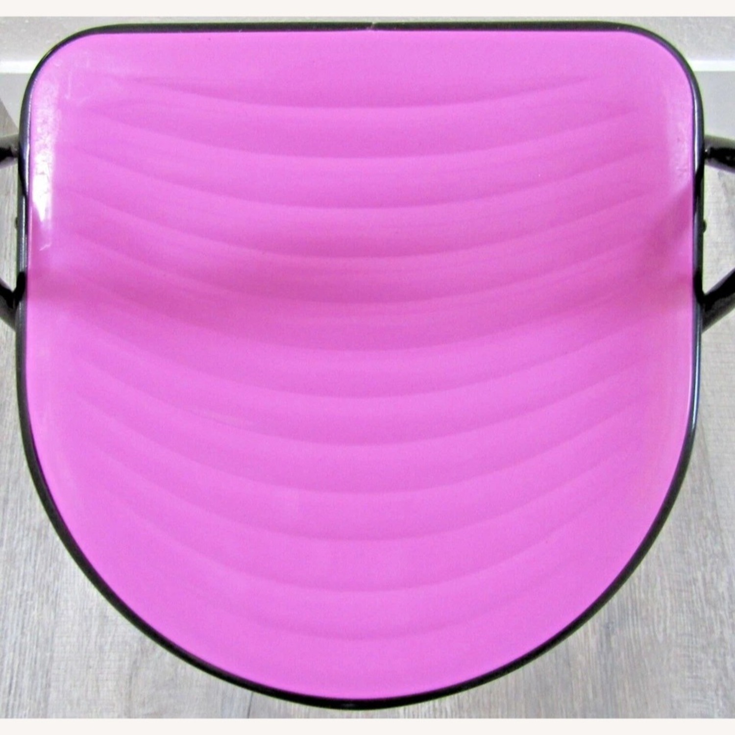 Pair Italian Designer Studio GP Pink Fold Chairs - image-13