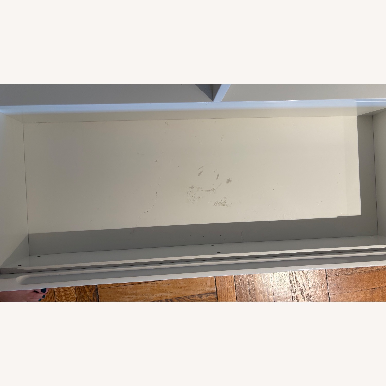 CB2 Chill White Lacquer Media/TV Console - image-5