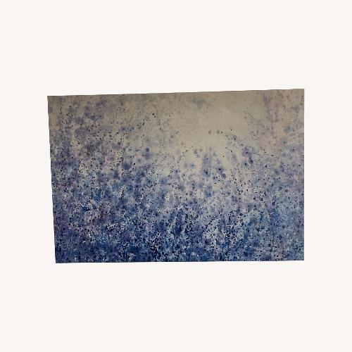 Used Blue Garden on Canvas for sale on AptDeco