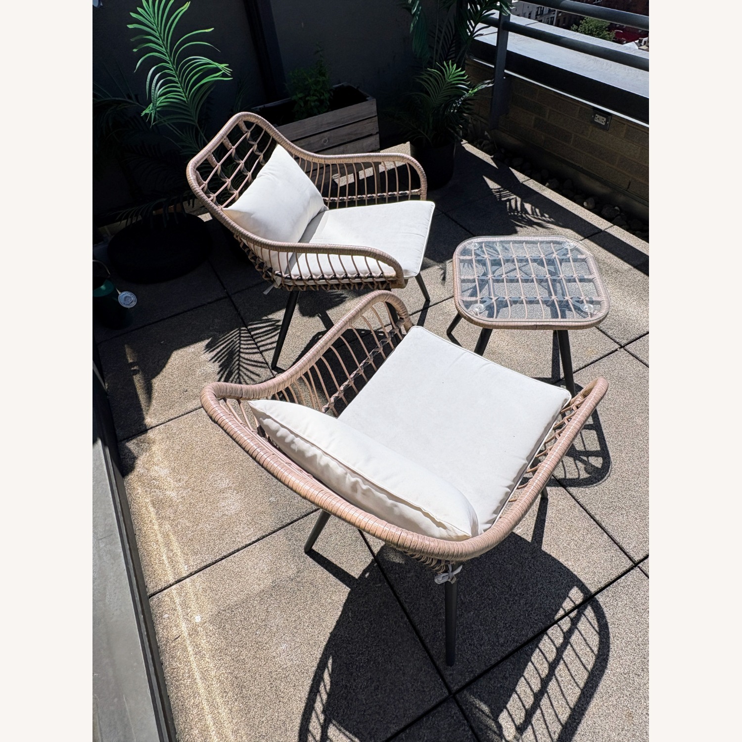 Hamner Rattan Seating Group - AptDeco