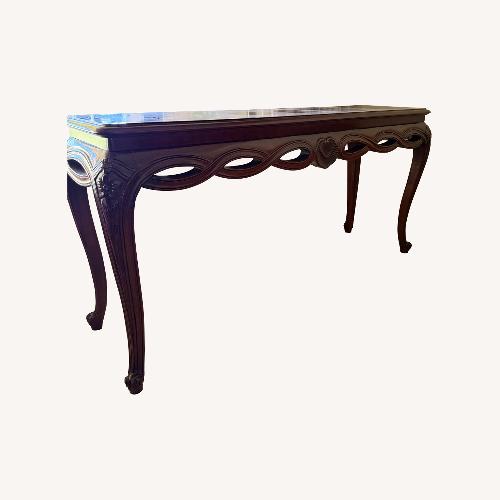 Used Cherry Wood Console Table for sale on AptDeco