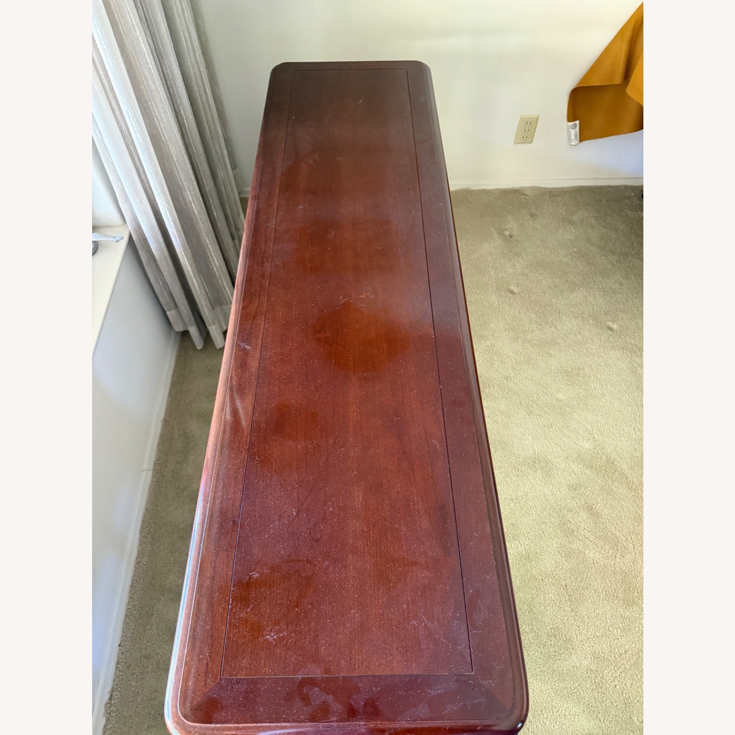 Cherry Wood Console Table - image-4