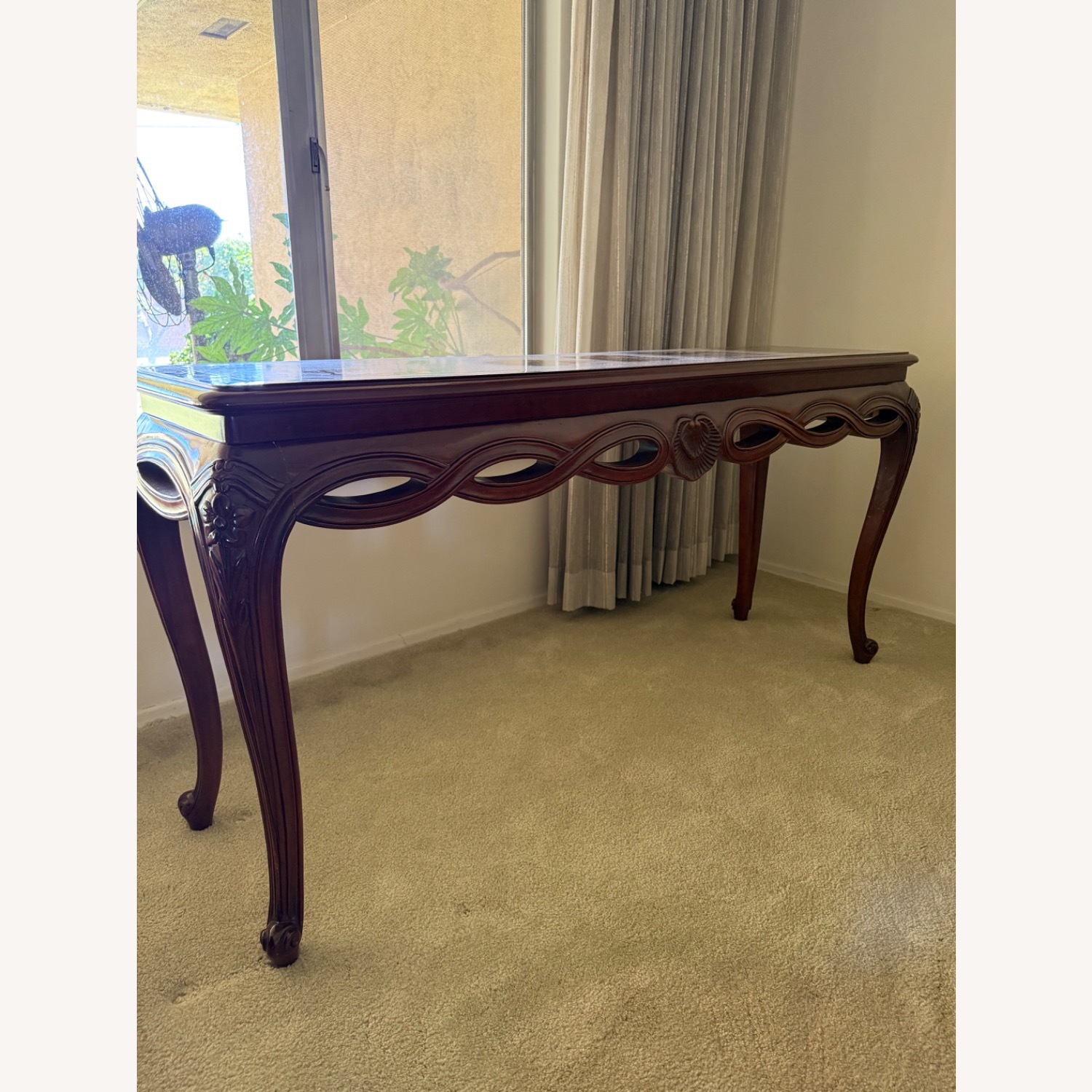 Cherry Wood Console Table - image-1