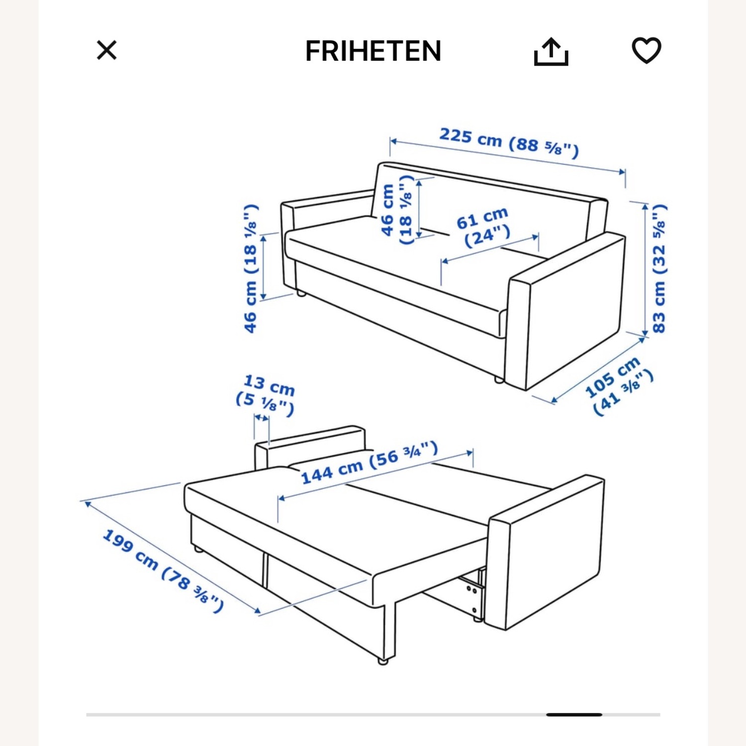 IKEA Friheten Sleeper Sofa - image-6