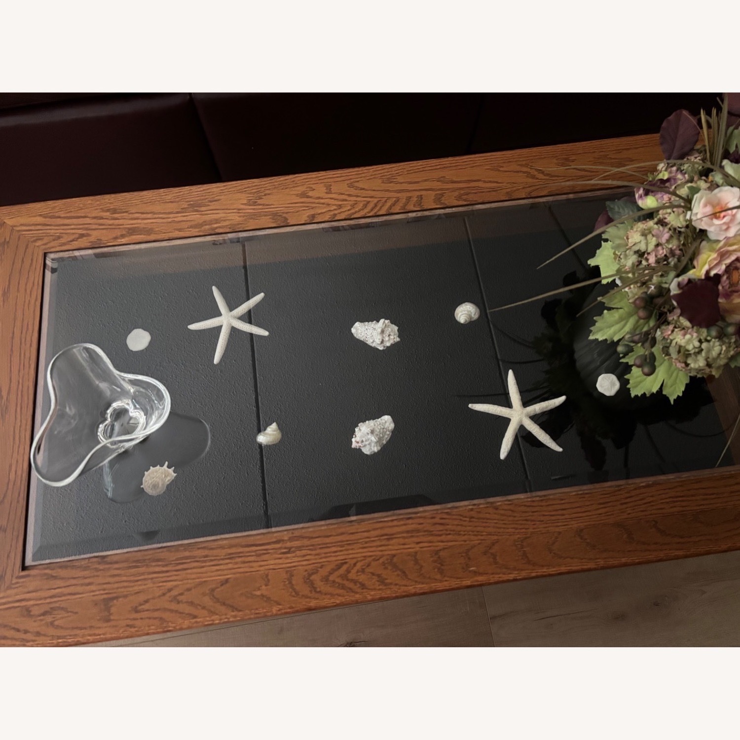  Bassett Wood and Glass Coffee Table  - image-3