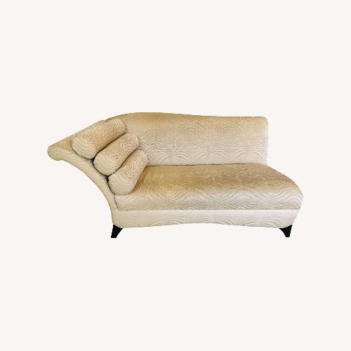 Used Beige Mid-Century Modern Styled Chaise Lounge for sale on AptDeco