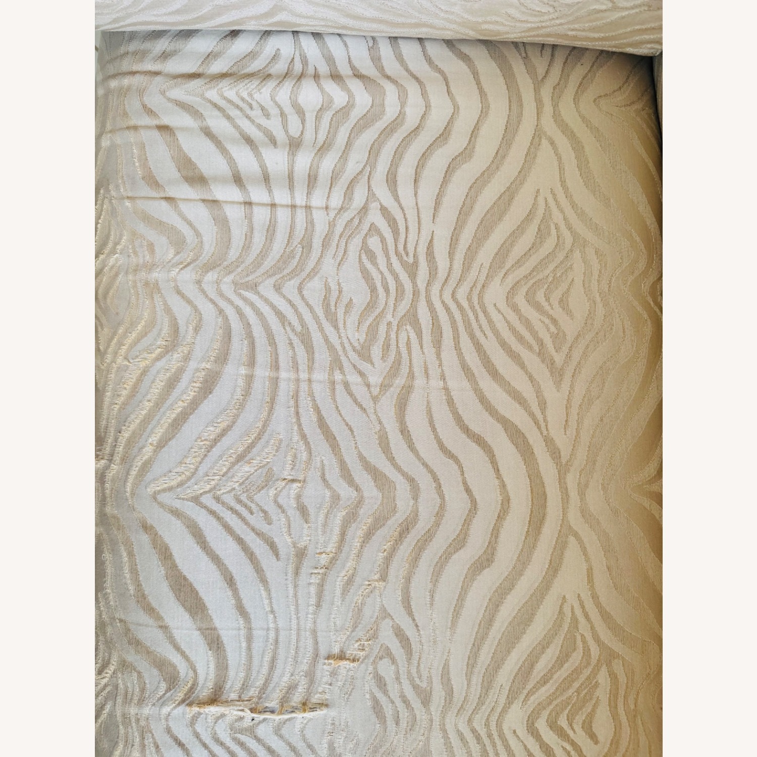 Beige Mid-Century Modern Styled Chaise Lounge - image-3