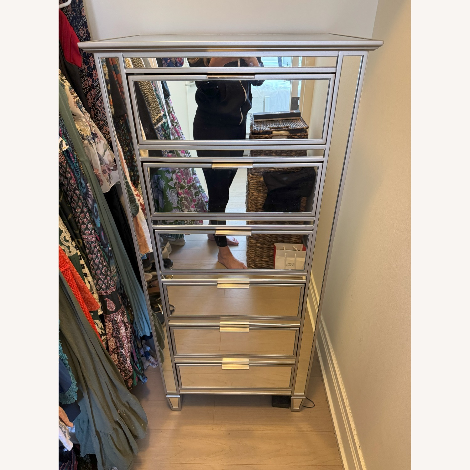 Pottery Barn Park Mirrored Dresser - image-3