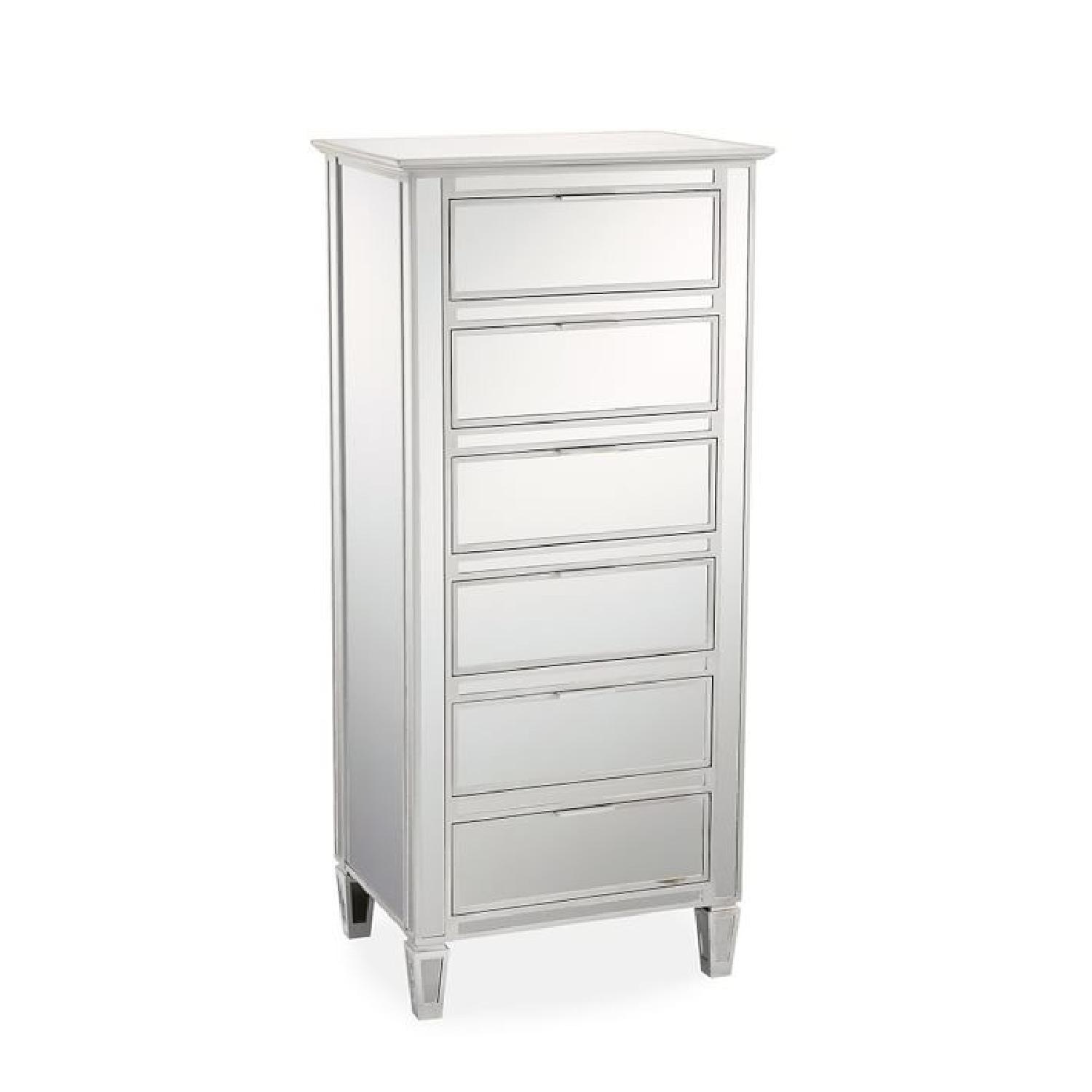Pottery Barn Park Mirrored Dresser - image-0