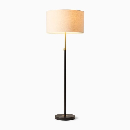 Used West Elm Telescoping Floor Lamp - Antique Bronze for sale on AptDeco