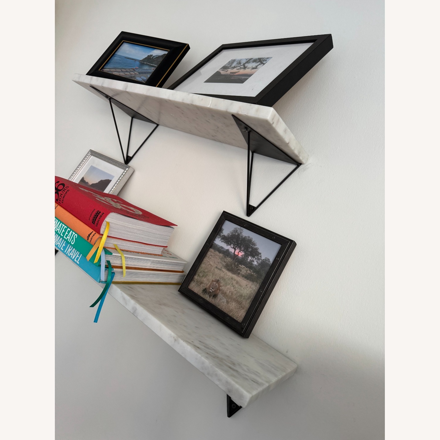 Marble Wall Shelf, Set of 2 - image-3