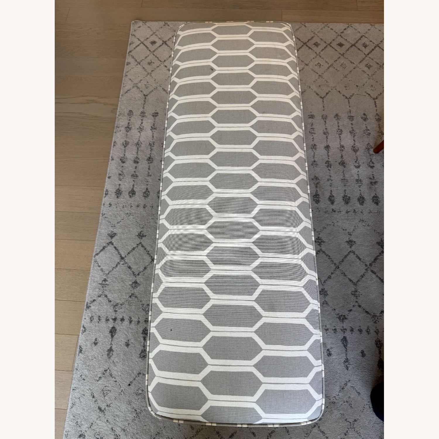 Upholstered Bench, Honeycomb - image-1