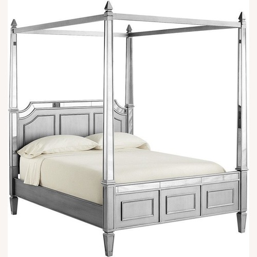 Used Hayworth Mirrored Bed - King Size for sale on AptDeco
