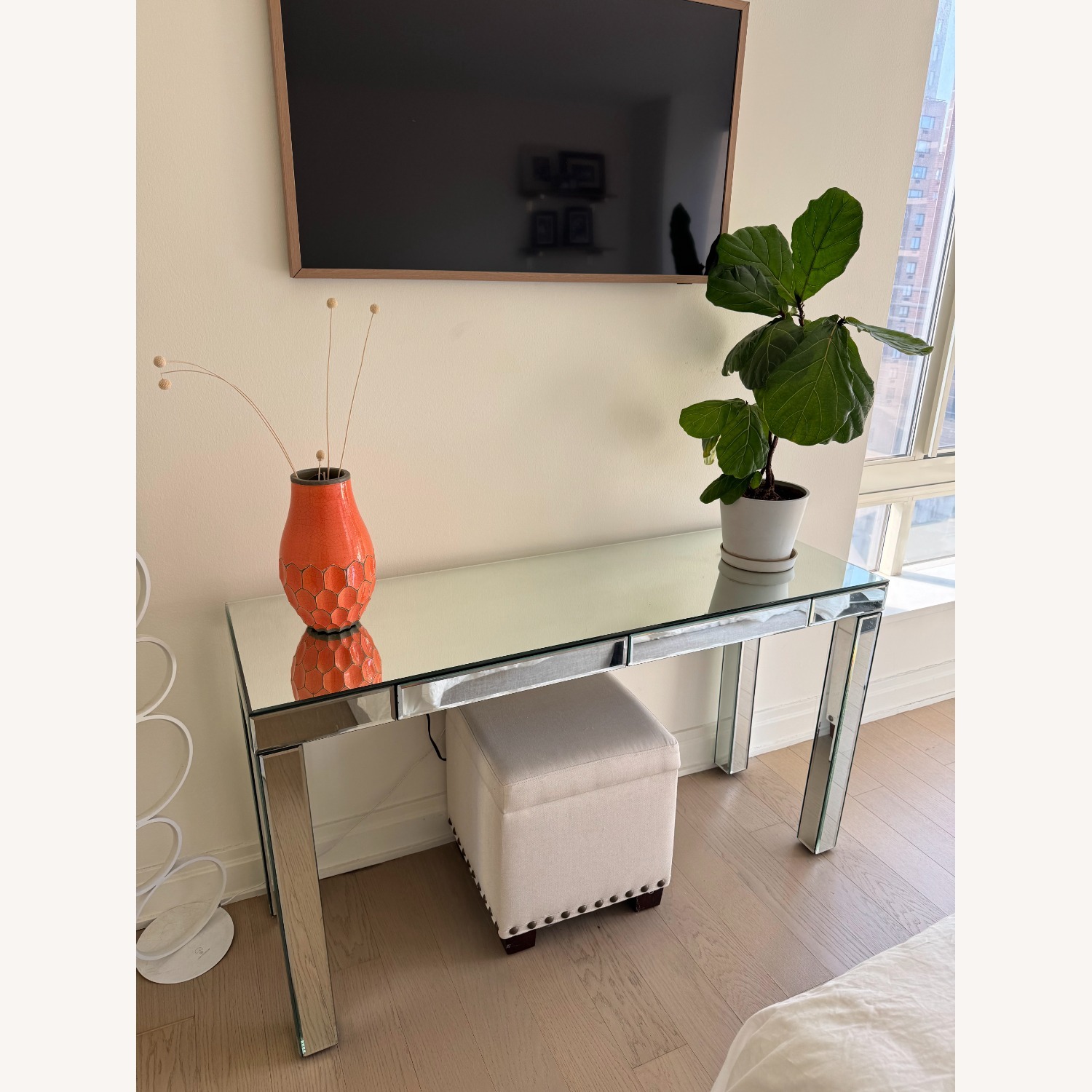 Mirrored Console Table - image-0