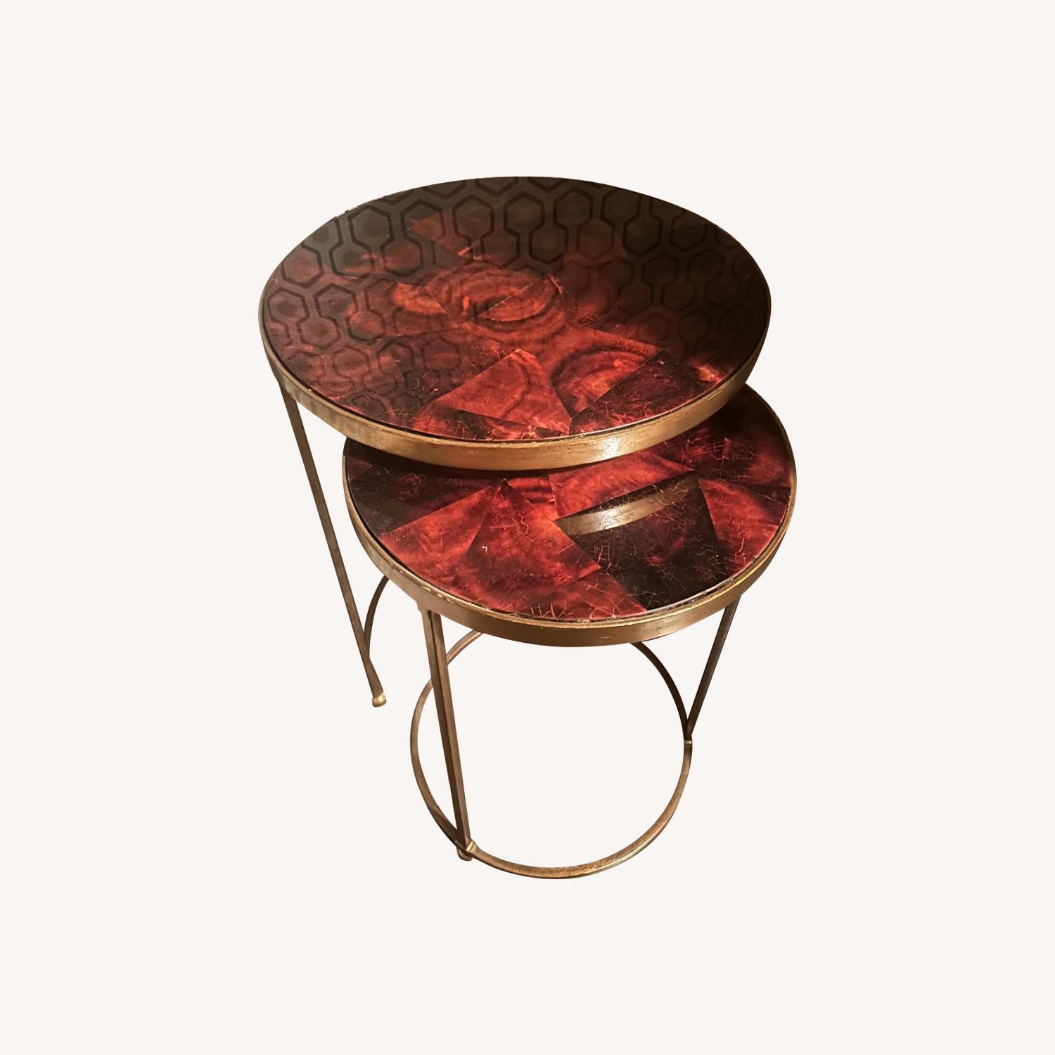 Tortoise Shell Nesting Table - image-5