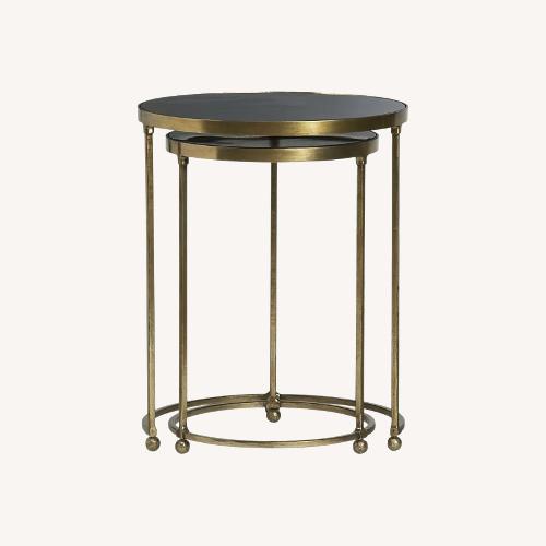 Used Tortoise Shell Nesting Table for sale on AptDeco