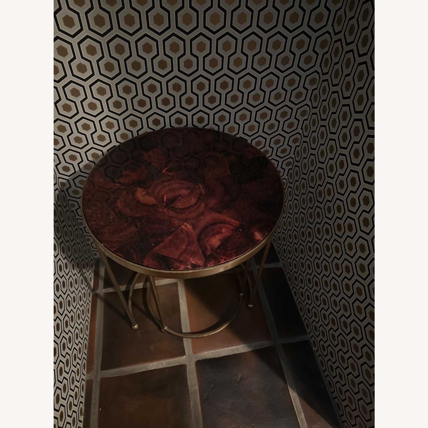 Tortoise Shell Nesting Table - image-3