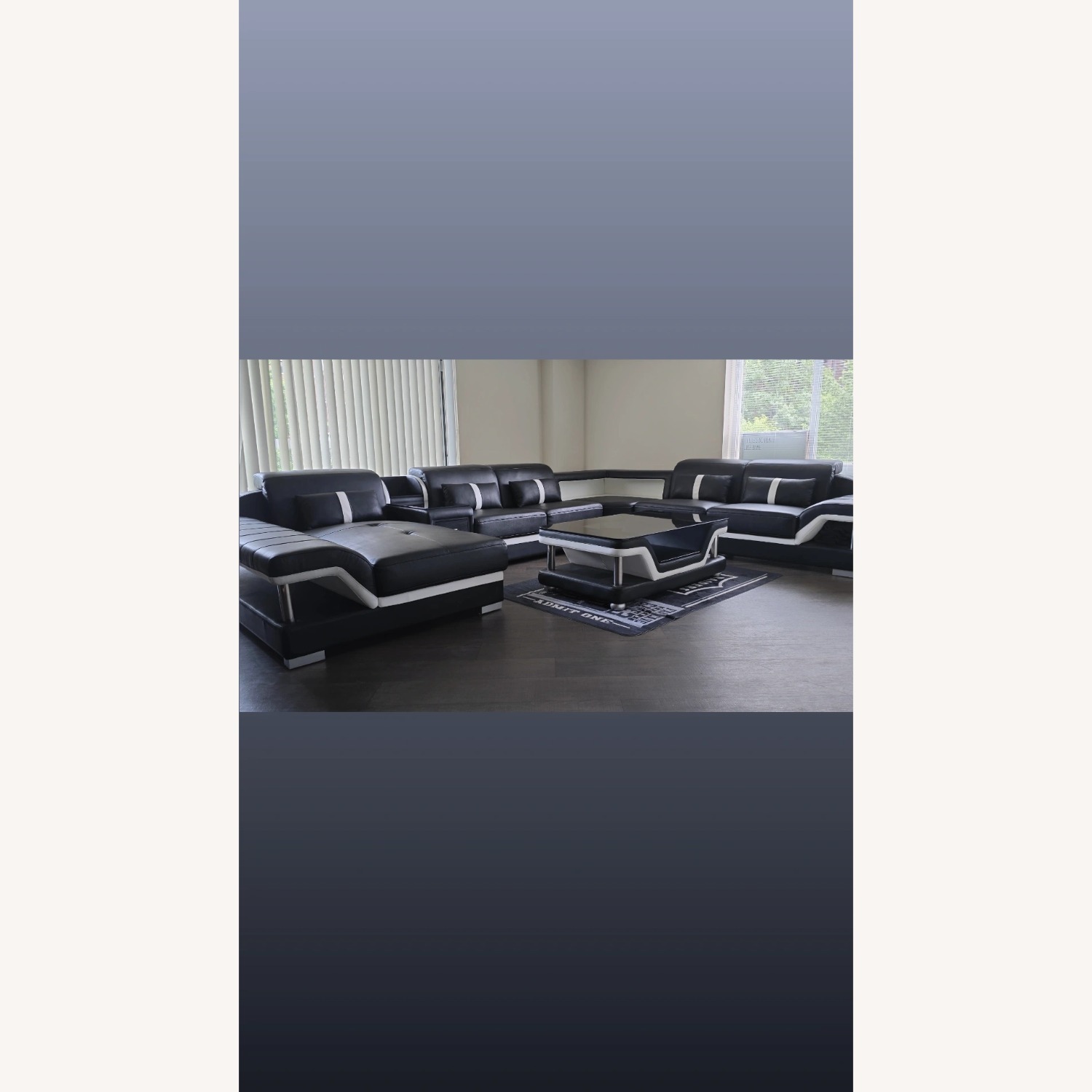 Asantae - Genuine Leather Modular Corner Sectional - image-4