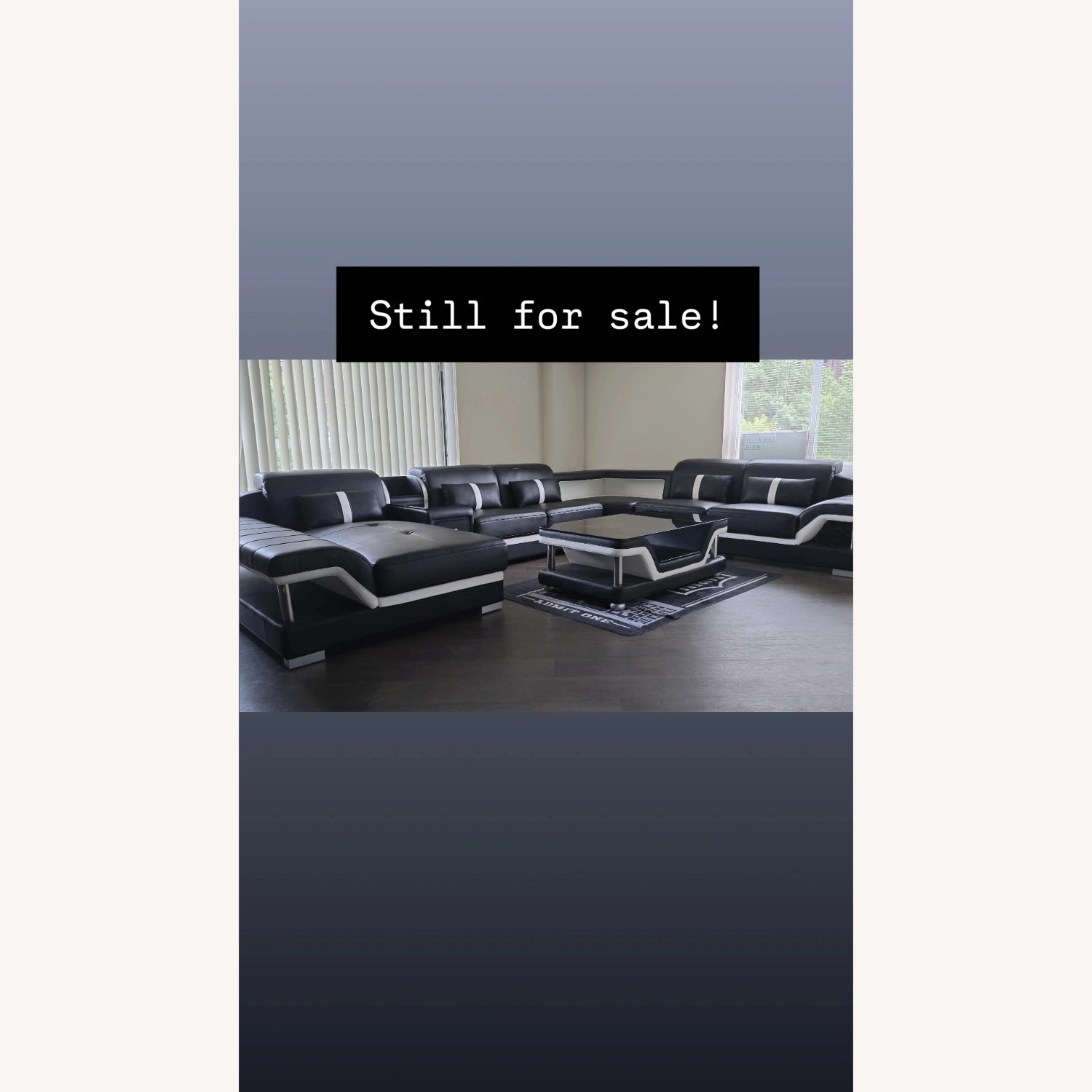 Asantae - Genuine Leather Modular Corner Sectional - image-1