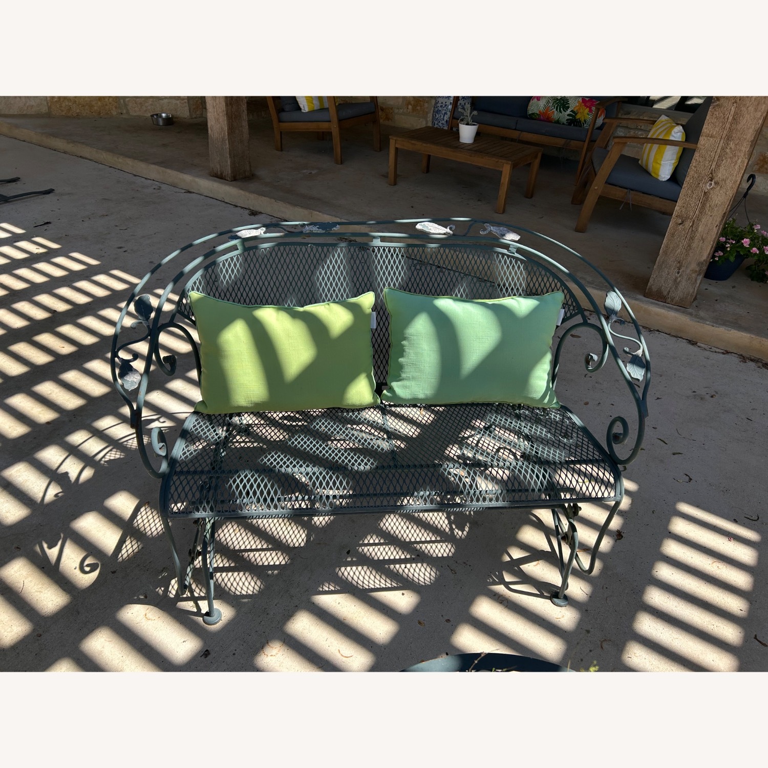 Wrought Iron Patio Furniture Set - image-2