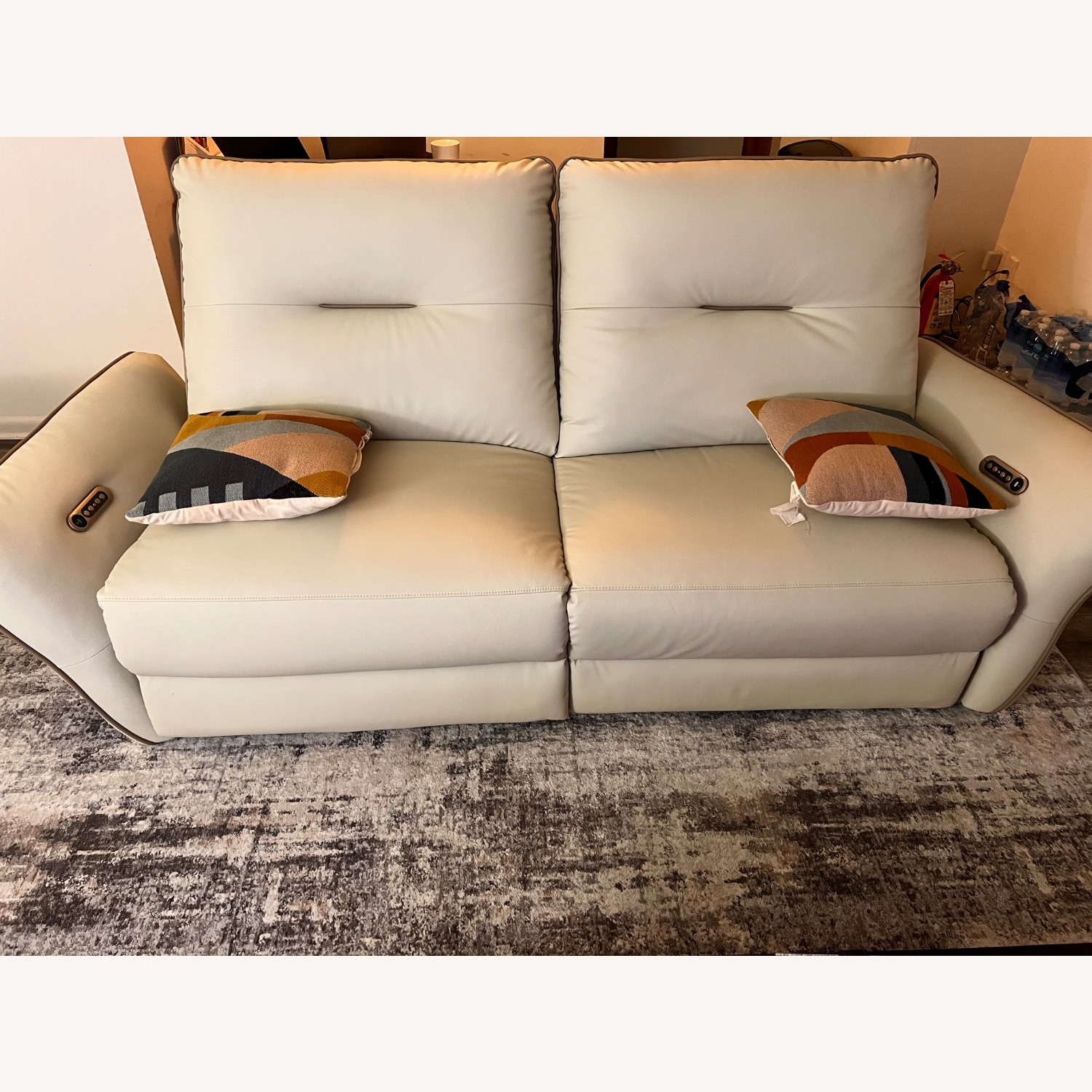 Reclining Leather Sofa - image-2