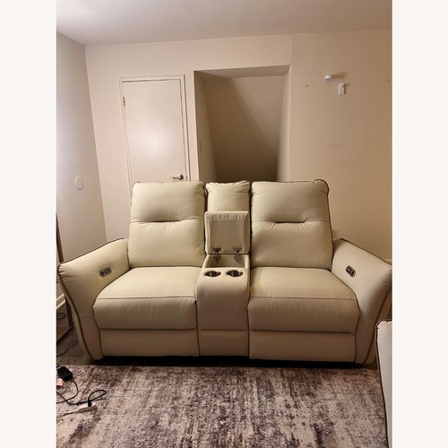 Used Reclining Leather Sofa for sale on AptDeco