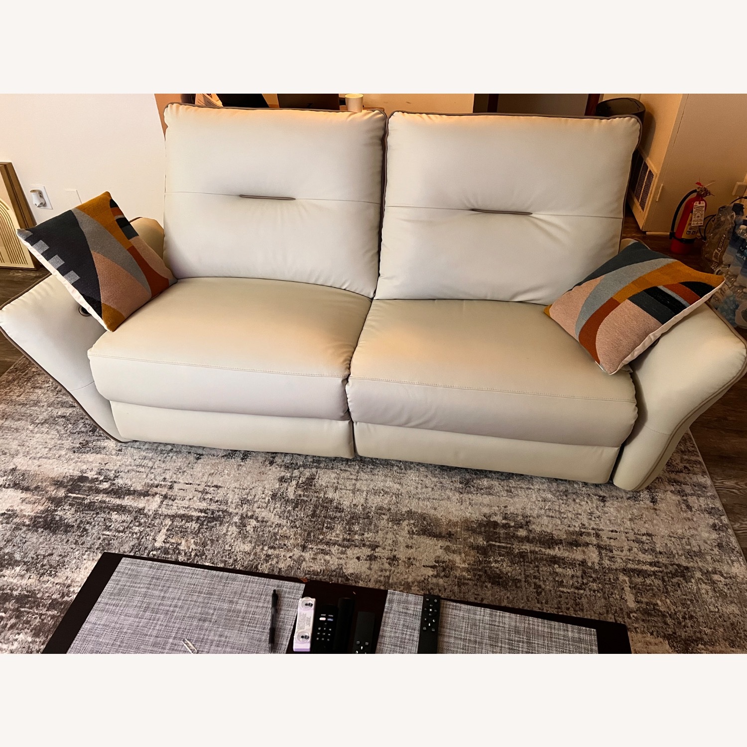 Reclining Leather Sofa - image-4