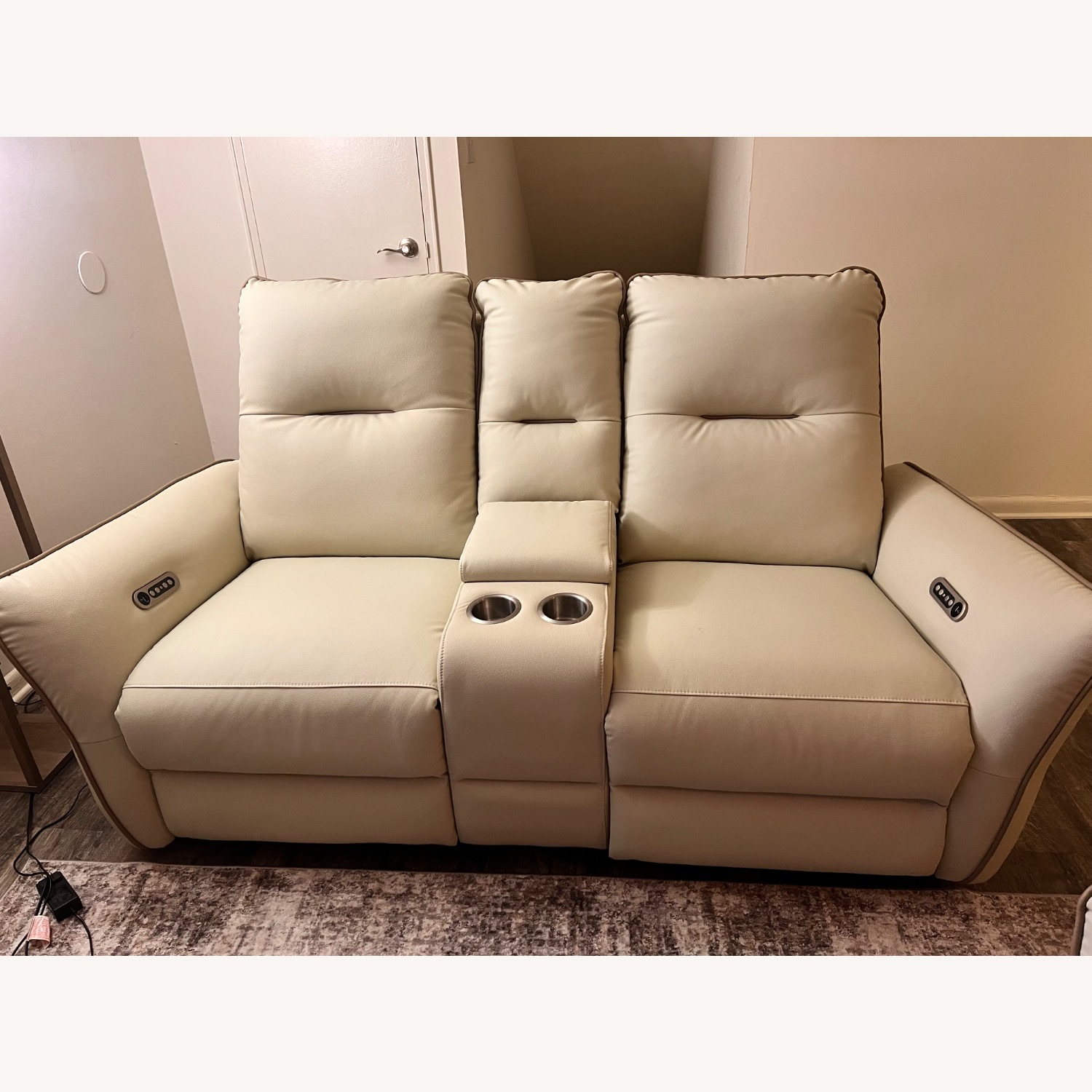 Reclining Leather Sofa - image-3