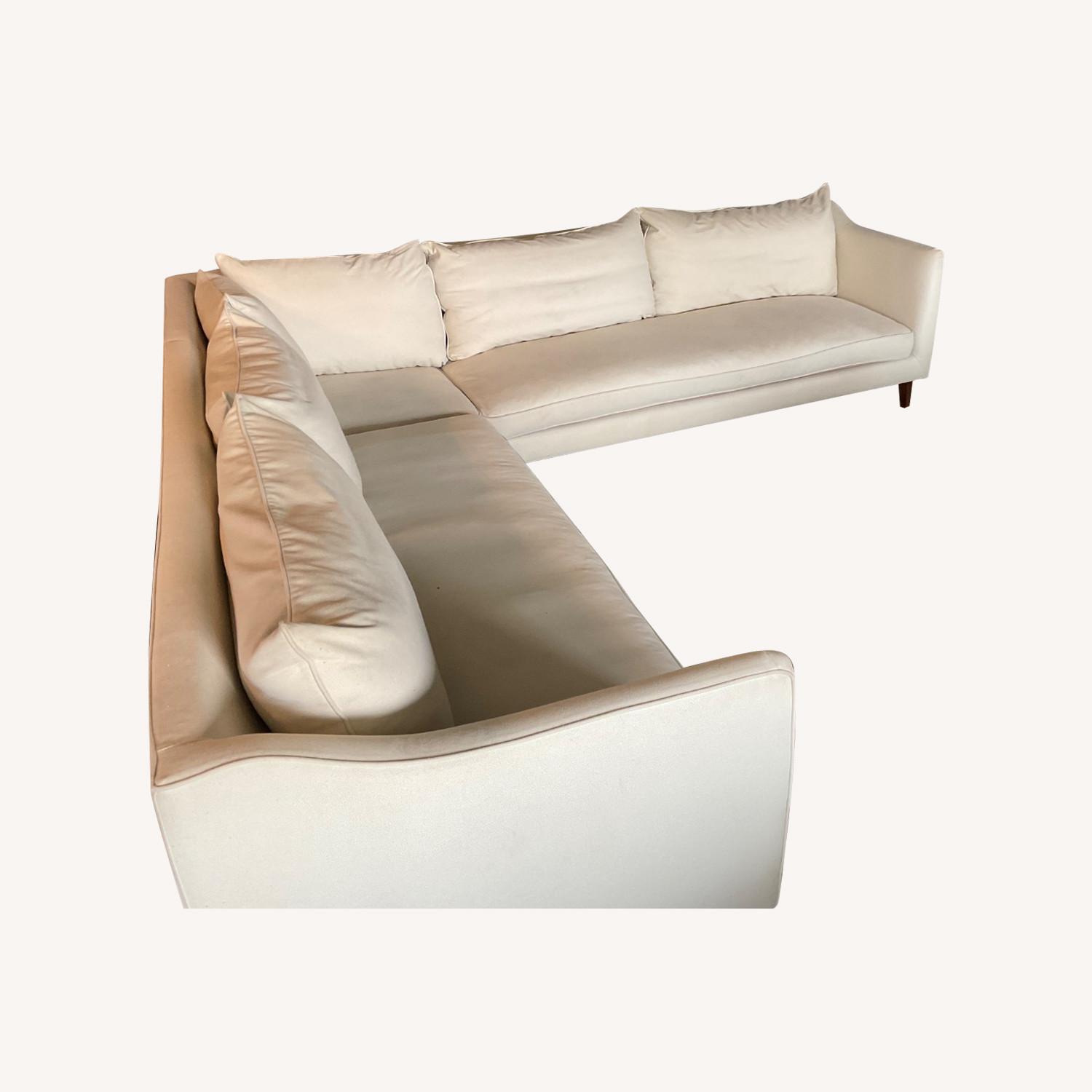 Interior Define Caitlin Cream Sectional Sofa - image-11