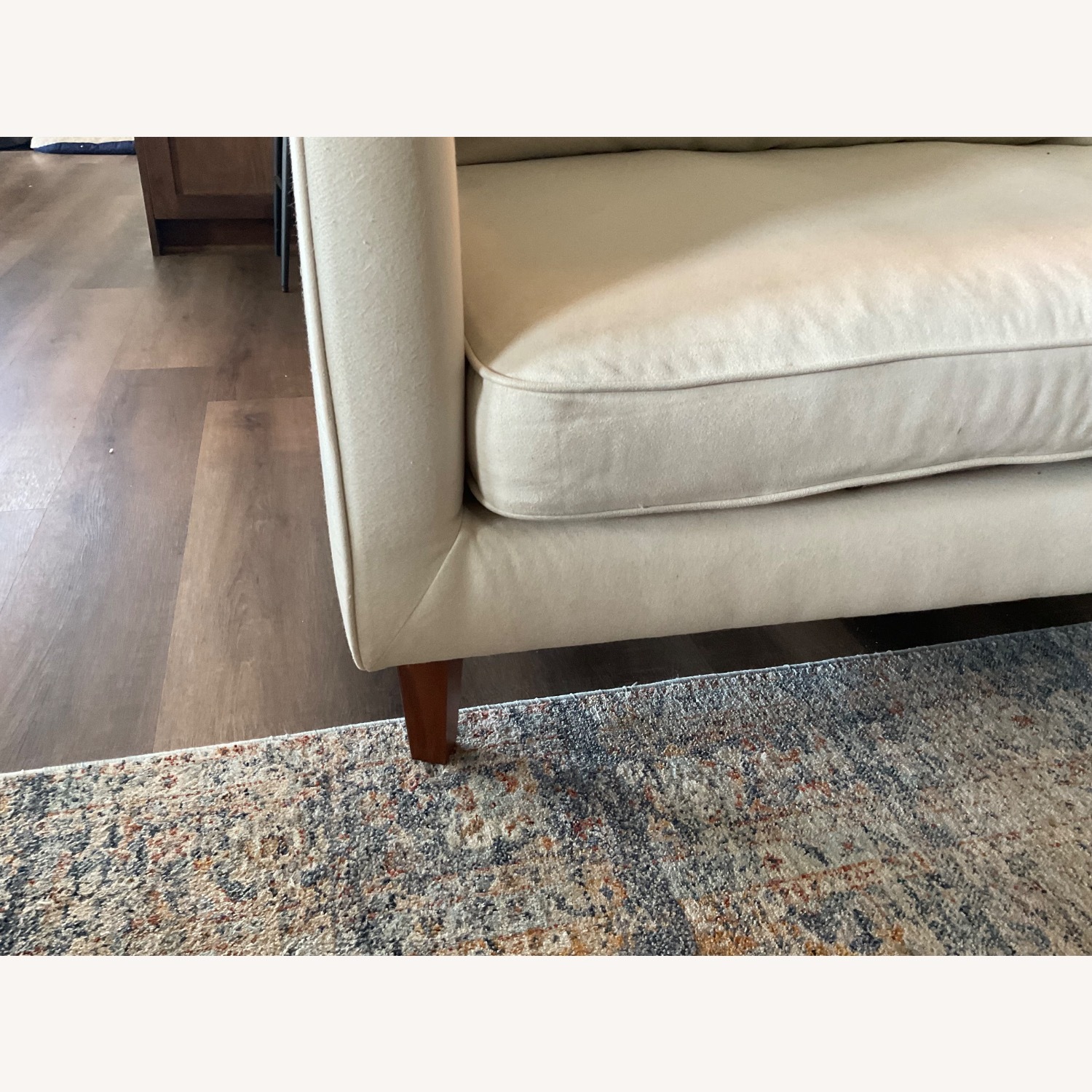 Interior Define Caitlin Cream Sectional Sofa - image-2