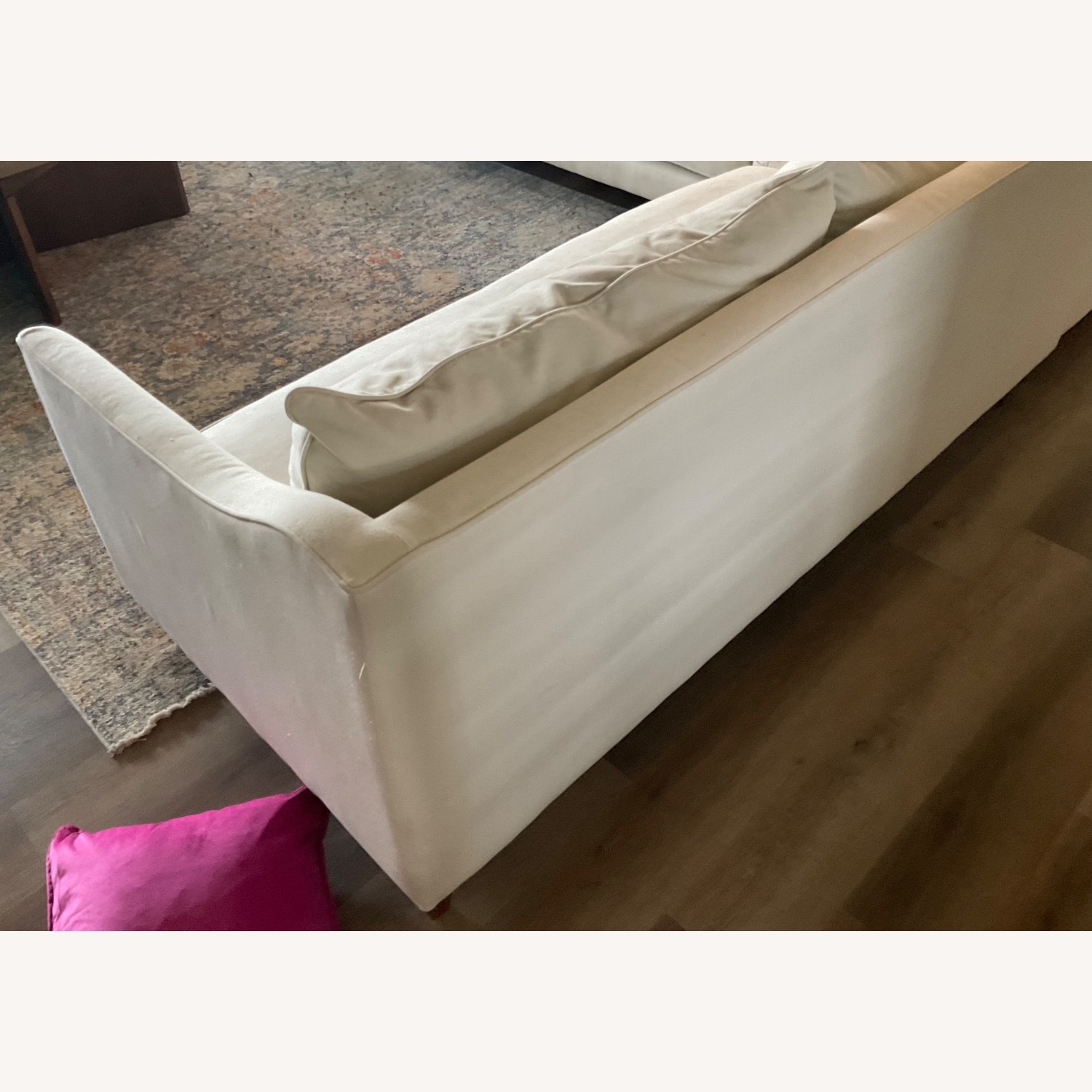 Interior Define Caitlin Cream Sectional Sofa - image-8