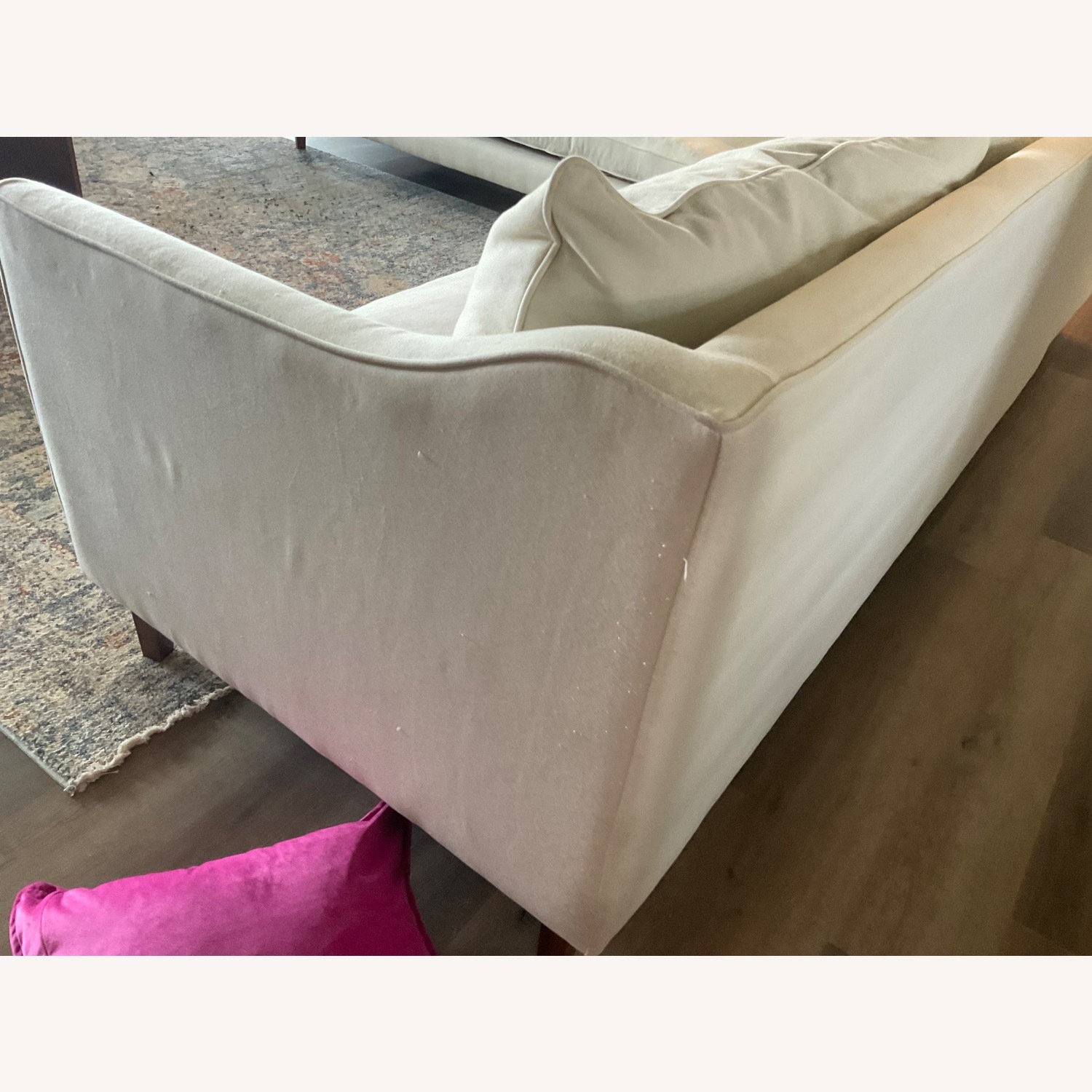 Interior Define Caitlin Cream Sectional Sofa - image-9