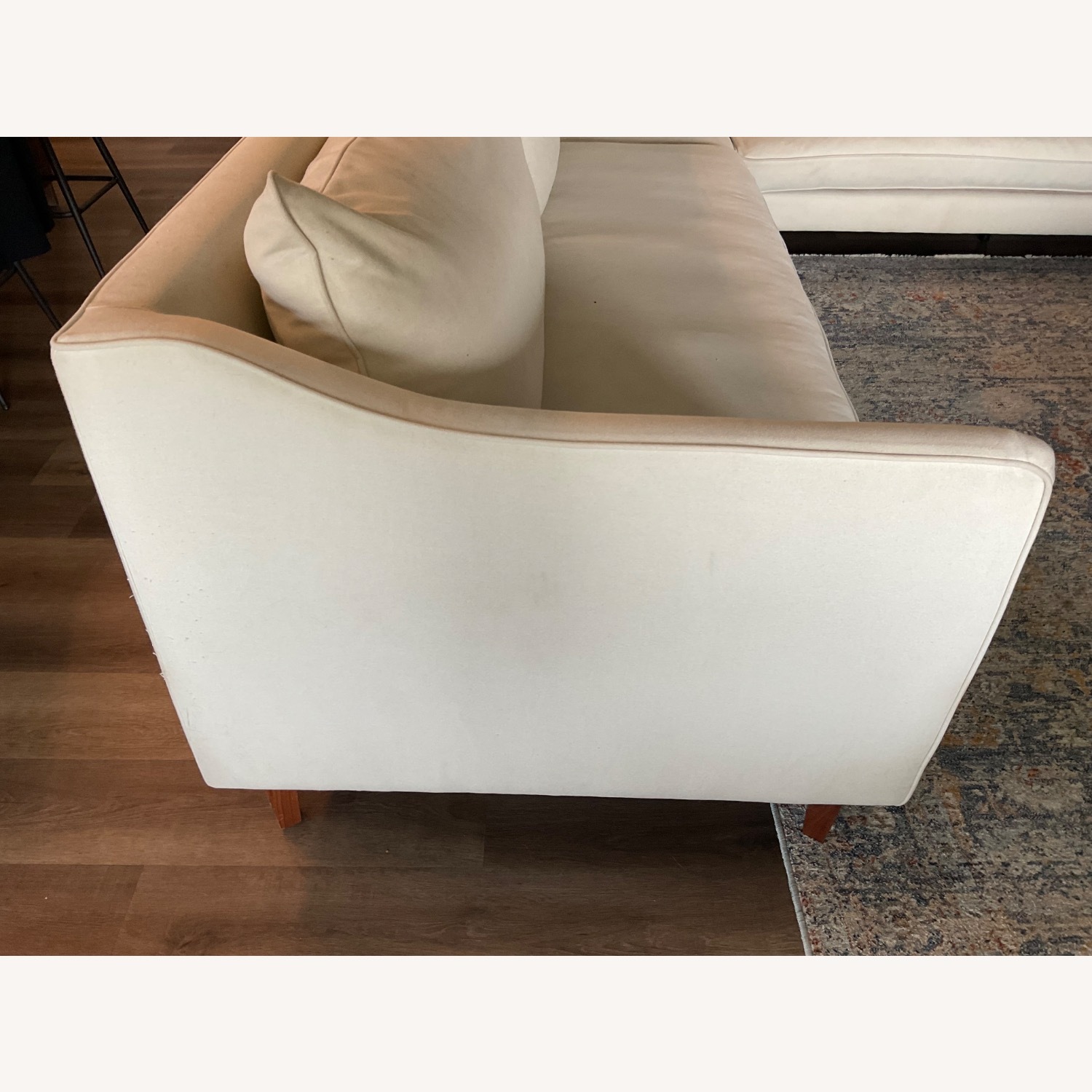 Interior Define Caitlin Cream Sectional Sofa - image-3