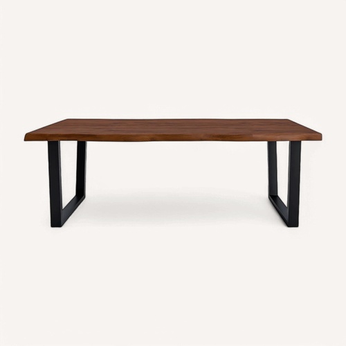 Used Modani Wood Dining Table with 8 Chairs for sale on AptDeco