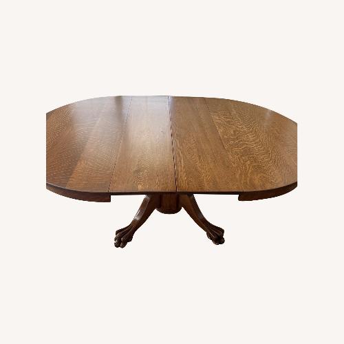 Used Antique Oak Dining Table for sale on AptDeco