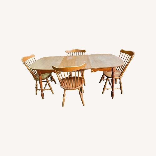 Used Vintage Hale Dining Set: Table + 4 S. Bent Chairs for sale on AptDeco
