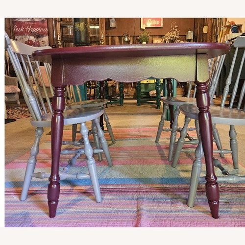 Used Vintage Hale Dining Set: Table + 4 S. Bent Chairs for sale on AptDeco