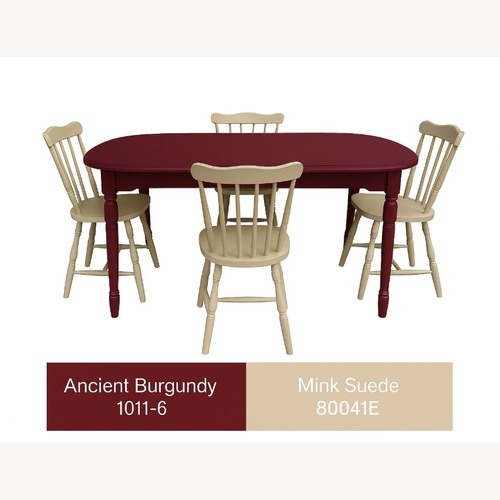 Used Vintage Hale Dining Set: Table + 4 S. Bent Chairs for sale on AptDeco