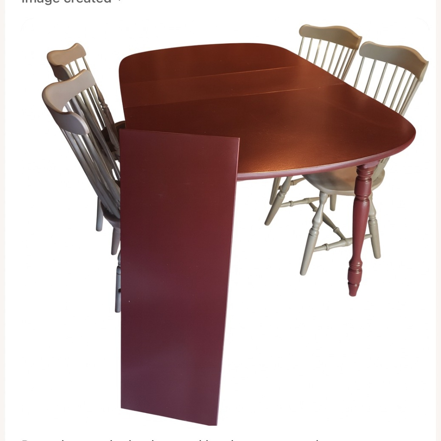 Vintage Hale Dining Set: Table + 4 S. Bent Chairs - image-2