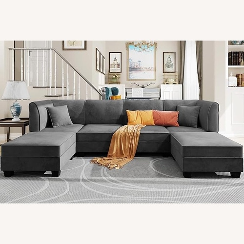 Used Vongrasig 6 Pieces Sectional Couch Modular Sofa for sale on AptDeco