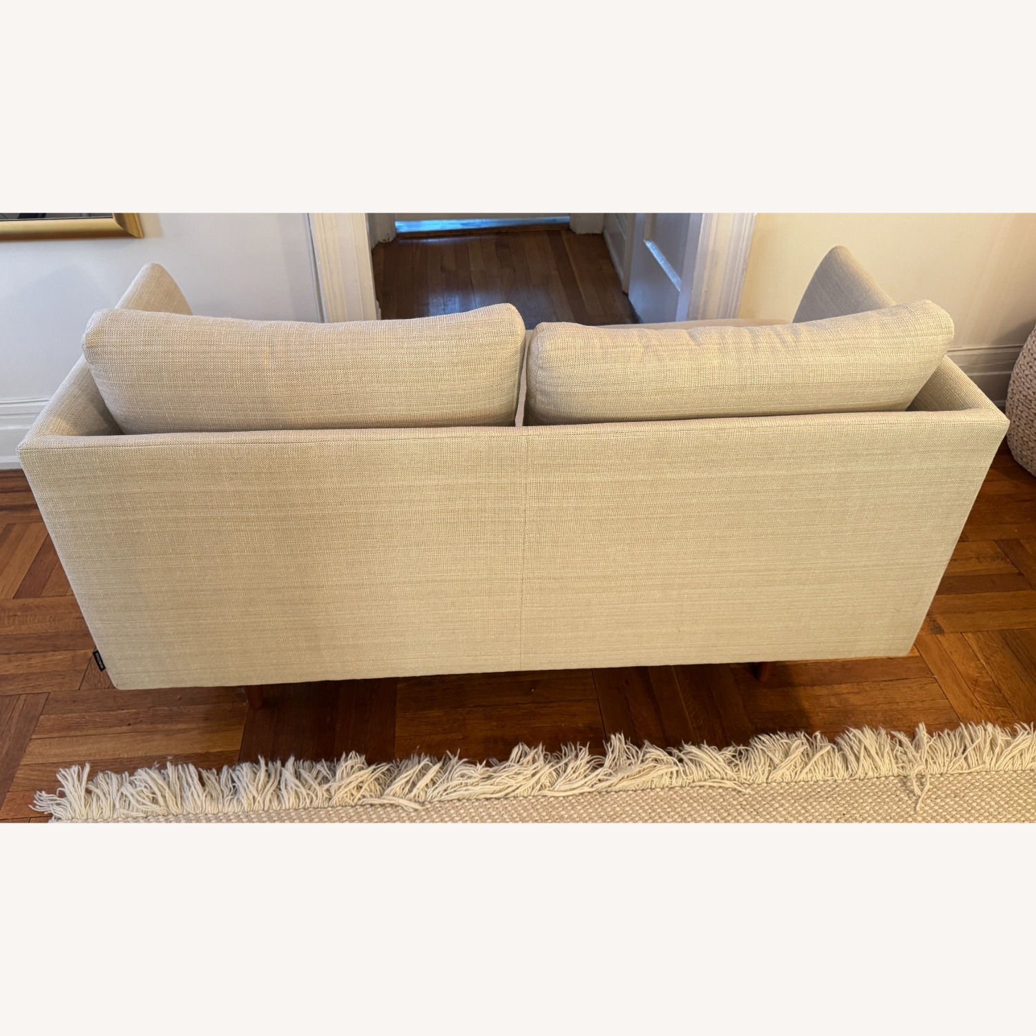 All Modern Miller Cream Loveseat - image-3
