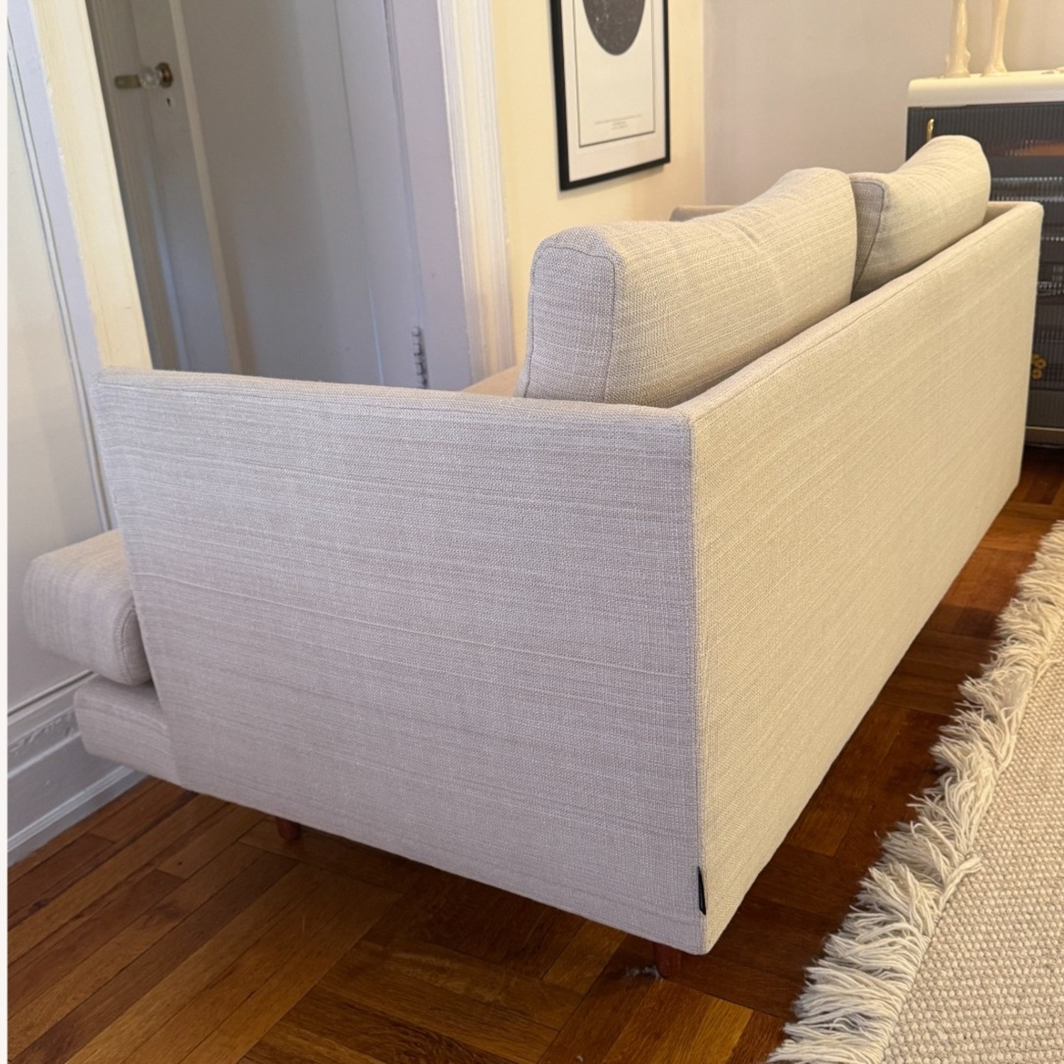 All Modern Miller Cream Loveseat - image-5