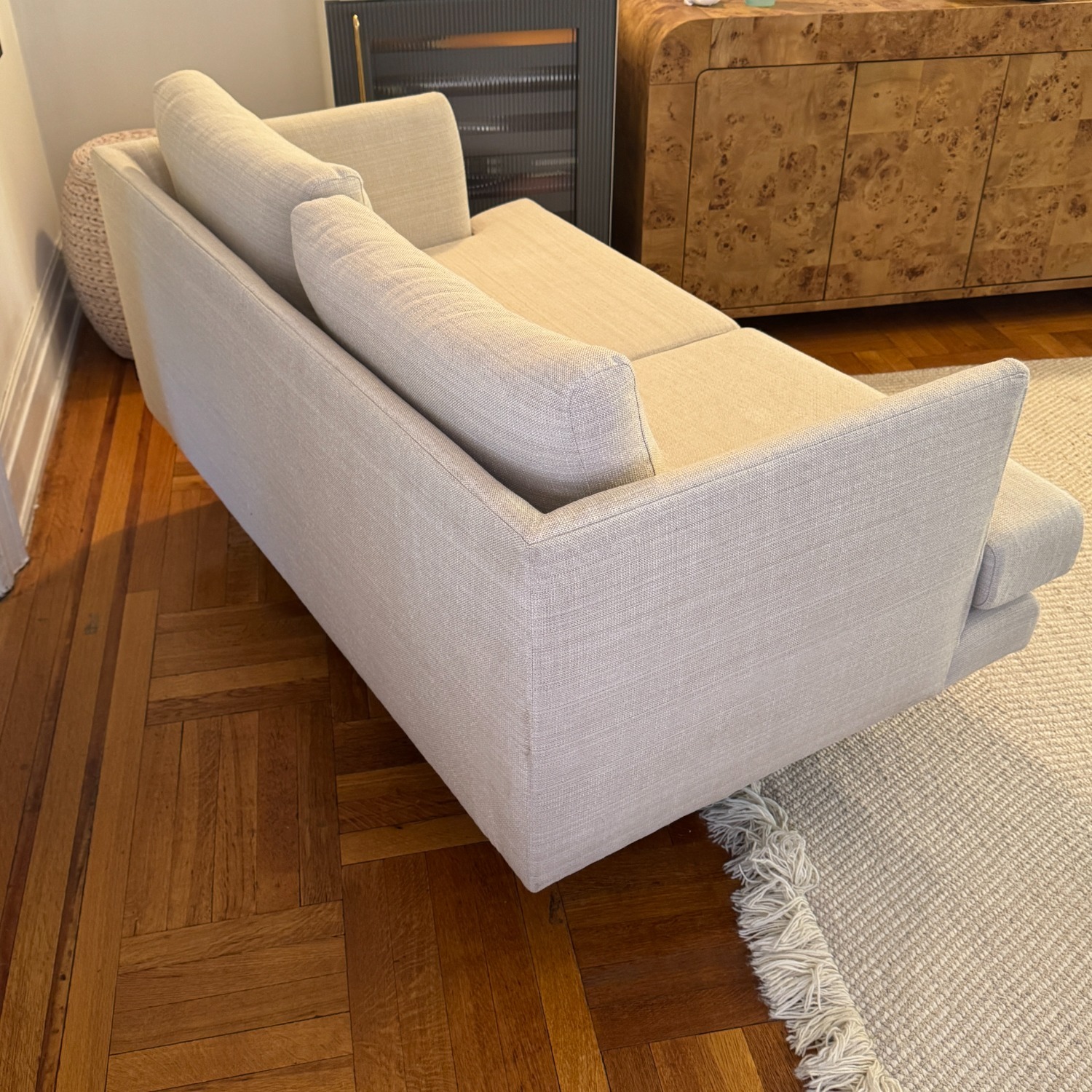 All Modern Miller Cream Loveseat - image-4