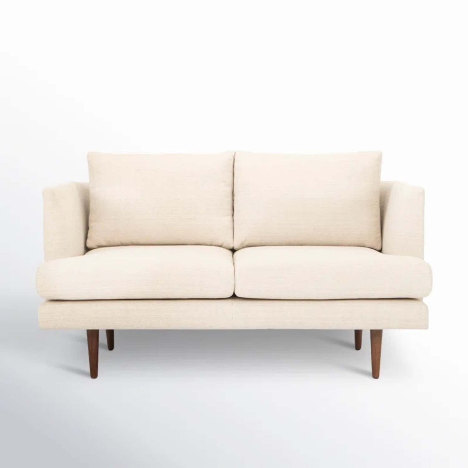All Modern Miller Cream Loveseat - image-7